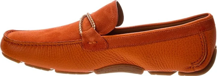 Ferragamo Front 4 Suede & Leather Loafer - Image 2