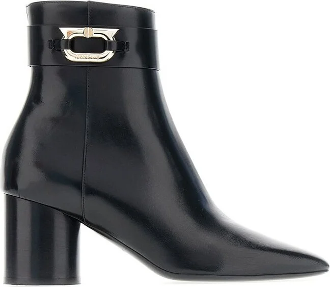 Ferragamo Gancini Ankle Boots