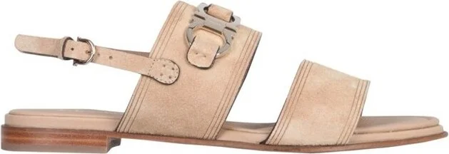 Ferragamo Gancini Ankle Strapped Sandals