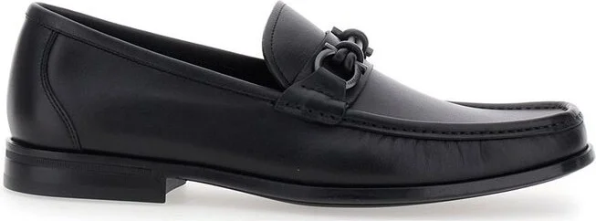 Ferragamo Gancini Buckle Loafers