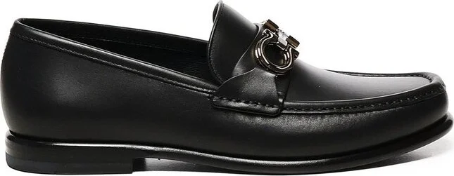 Ferragamo Gancini Buckle Loafers