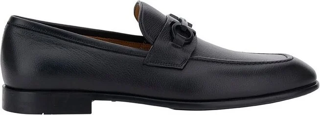 Ferragamo Gancini-Buckle Slip-On Loafers