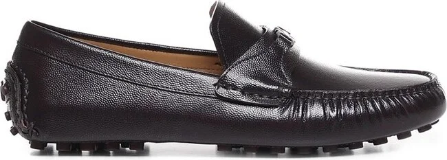 Ferragamo Gancini-Buckle Slip-On Loafers