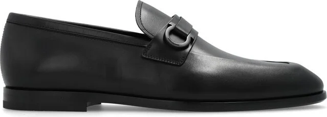Ferragamo Gancini-Buckle Slip-On Loafers