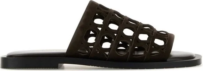 Ferragamo Gancini Caged Sandals