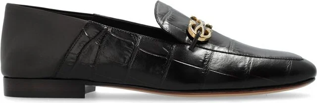 Ferragamo Gancini Embossed Loafers