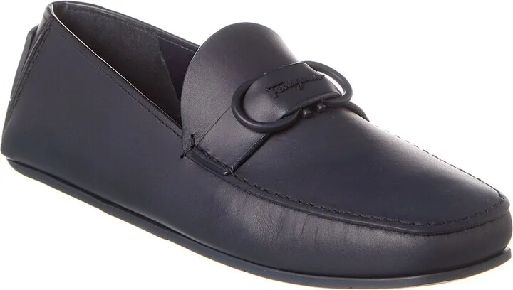 Ferragamo Gancini Leather Driver