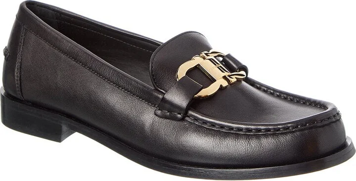 Ferragamo Gancini Leather Loafer