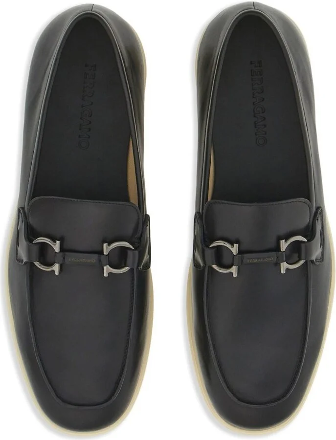 Ferragamo Gancini Leather Loafers - Image 2
