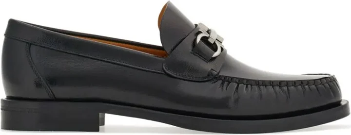 Ferragamo Gancini Leather Loafers