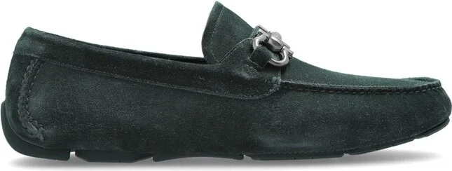Ferragamo Gancini Ornament Driver Shoes