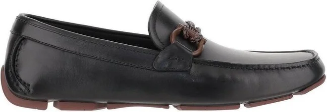 Ferragamo Gancini Ornament Driver Shoes