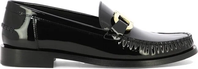 Ferragamo Gancini Ornament Moccasins