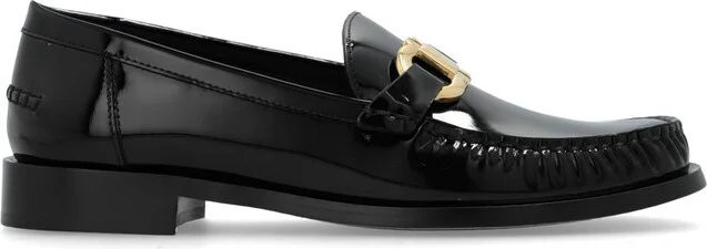 Ferragamo Gancini Ornament Moccasins