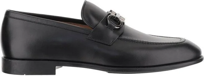 Ferragamo Gancini Ornament Moccasins