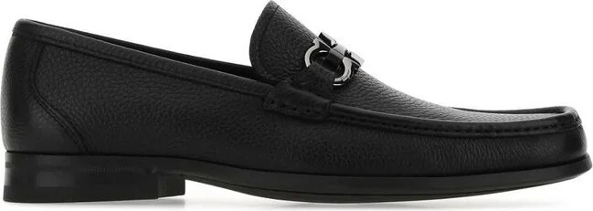 Ferragamo Gancini Ornament Moccasins