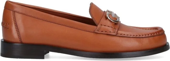 Ferragamo Gancini-Ornament Slip-On Loafers