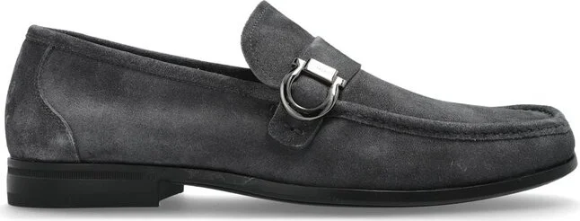 Ferragamo Gancini Ornament Slip-On Loafers