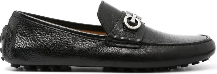 Ferragamo Gancini-Plaque Driver Shoes