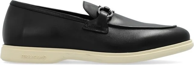 Ferragamo Gancini-Plaque Loafers