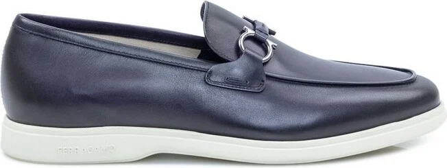 Ferragamo Gancini-Plaque Loafers