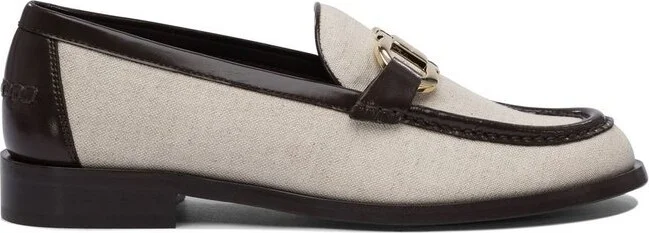 Ferragamo Gancini Plaque Slip-On Loafers