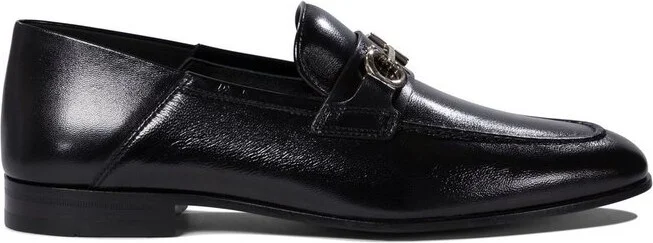 Ferragamo Gancini Round-Toe Loafers