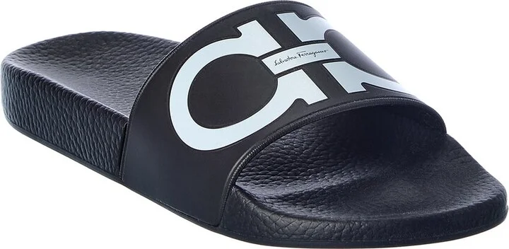 Ferragamo Gancini Rubber Slide