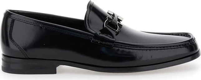 Ferragamo Gancini Slip-On Loafers