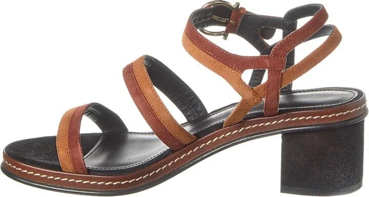 Ferragamo Gancini Suede Sandal - Image 2