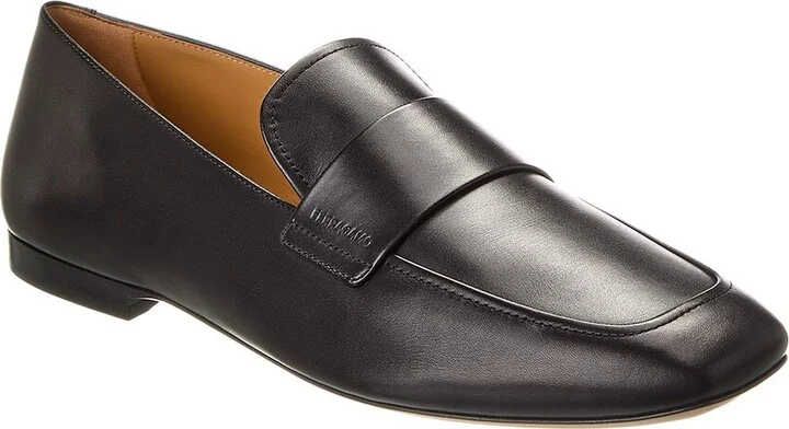 Ferragamo Gedeone Glamour Leather Loafer