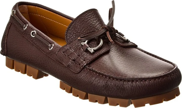 Ferragamo Giosue Leather Loafer