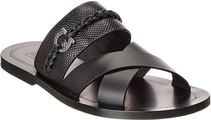 Ferragamo Giotto Leather Sandal