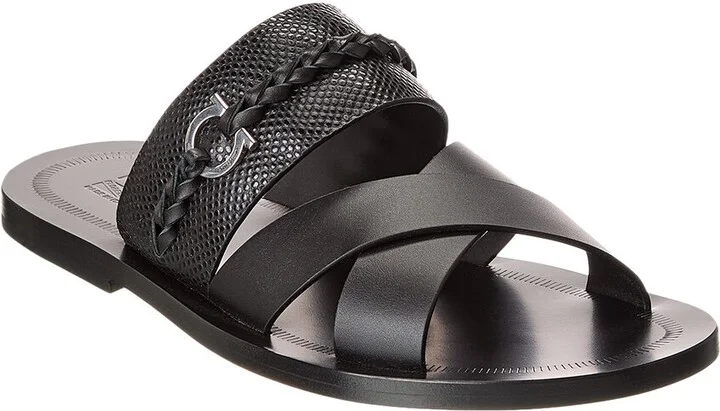Ferragamo Giotto Leather Sandal