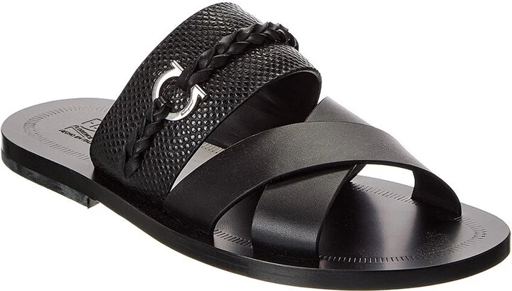 Ferragamo Giotto Leather Sandal