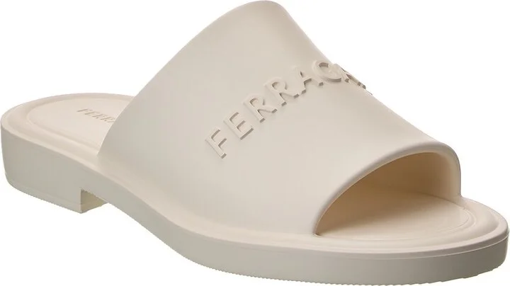 Ferragamo Giuneva 3D Logo Rubber Sandal