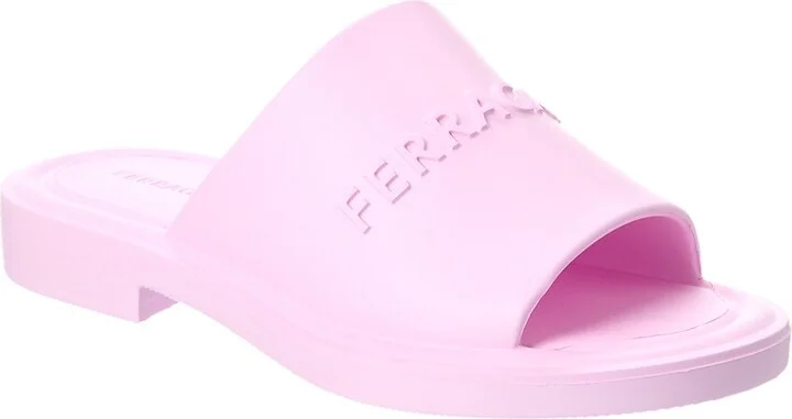 Ferragamo Giuneva 3D Logo Rubber Sandal