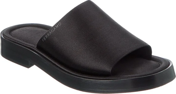 Ferragamo Giunone Satin Sandal