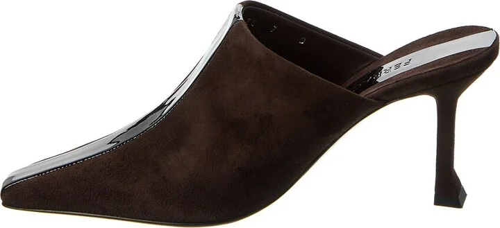 Ferragamo Graph Sophye Suede Mule - Image 2