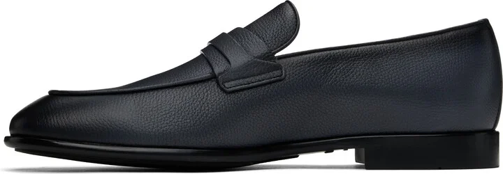 Ferragamo Gray Gancini Ornament Loafers - Image 3