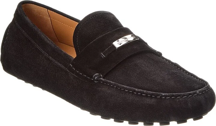 Ferragamo Grenoble Crosta America Suede Loafer