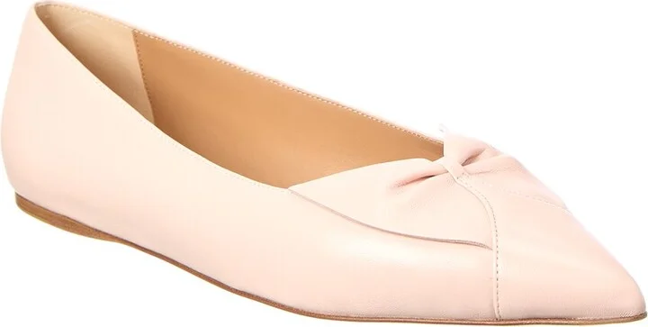 Ferragamo Gwen Leather Ballet Flat