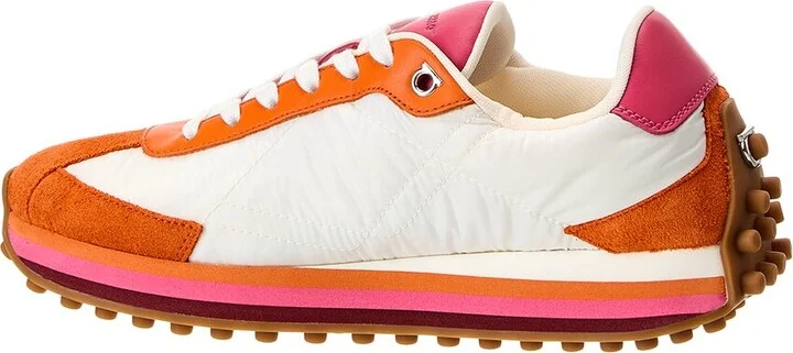 Ferragamo Iggy Nylon & Suede Sneaker - Image 2