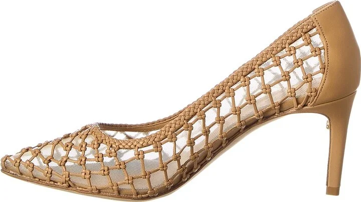 Ferragamo Ilary N70 Mesh & Leather Pump - Image 2
