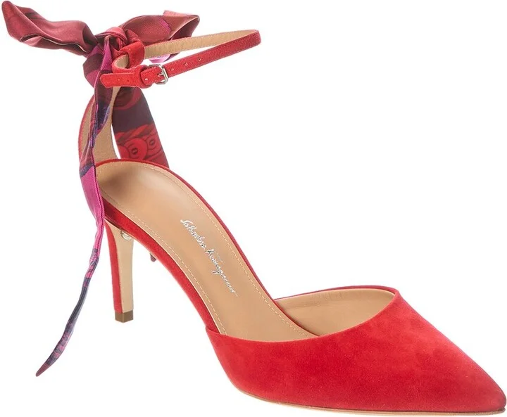 Ferragamo Iman Suede Pump