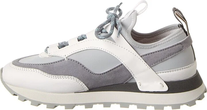 Ferragamo Indy Leather & Suede Sneaker - Image 2