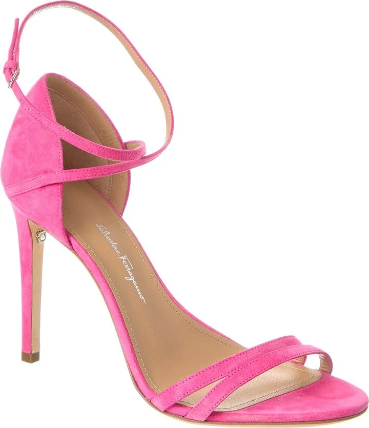 Ferragamo Ines Xs Suede Sandal
