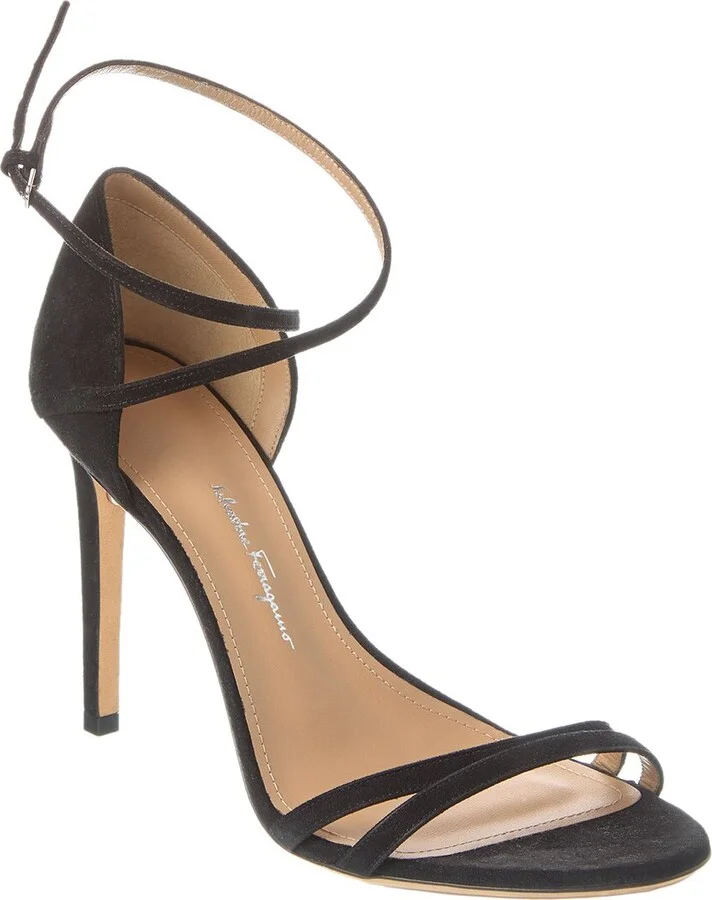 Ferragamo Ines XS Suede Sandal