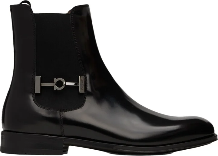 Ferragamo Isidoro Men's Boots Black