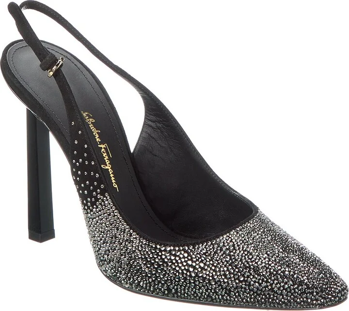 Ferragamo Jessie Suede Pump